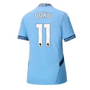 Manchester City Jeremy Doku #11 Hemmatröja Dam 2024-25 Kortärmad